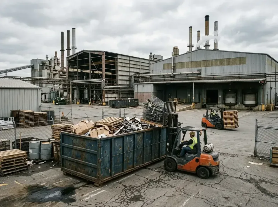 industrial-factory-scrap-conta-003 — frequently asked questions, Cheap Roll-off Dumpster Rentals in Ball, LA